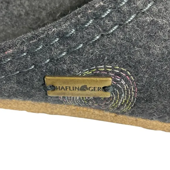 Haflinger GZ Spirit Wool Clogs Swirl Pattern Size 36