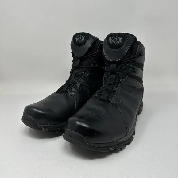Haix Boots Black Eagle Mid Size 13 Gore-Tex Leather Tactical 20347