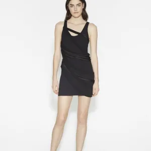 Halston Heritage Strappy Little Black Dress NWOT