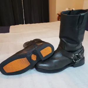 Harley Davidson Men's 10W Hustin 11in Waterproof Harness Motorcycle Boots D95353