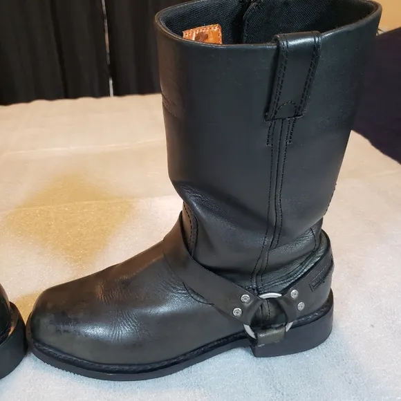 Harley Davidson Men's 10W Hustin 11in Waterproof Harness Motorcycle Boots D95353