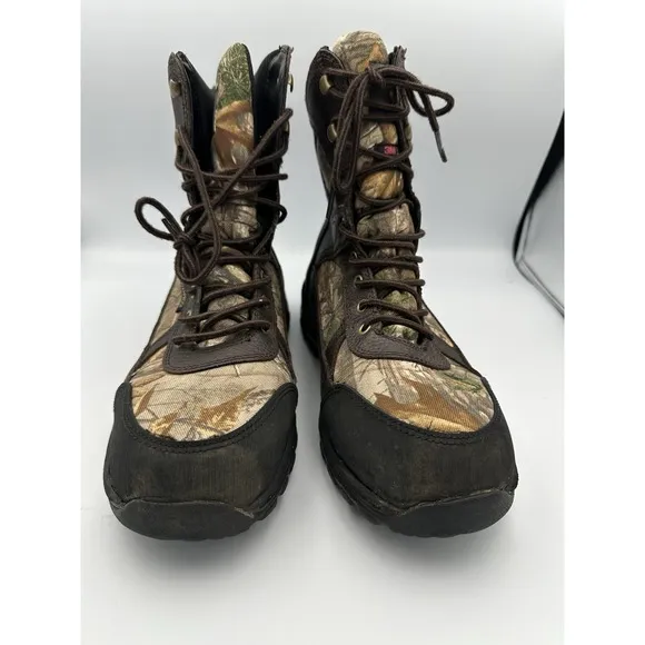 Herman Survivors Mens Waterproof 3M Insulated RealTree Camo Boots Sz 11 Wide