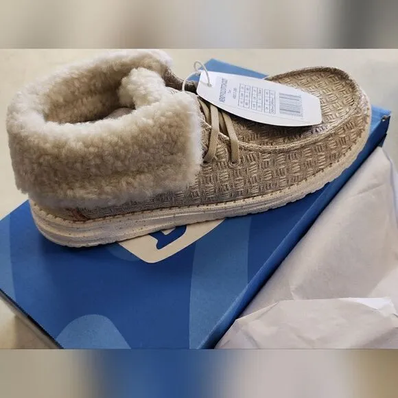 Hey Dude Wendy Fold Stitch Cozy (Tan)