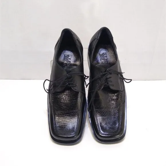 HOANG-DZA 75 NBO-GIA-TO-DN Leather Dress Shoes Square Toe Men's Size 8 NWOT