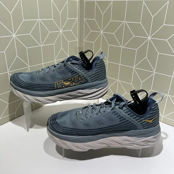 Hoka One One Bondi 6 Men's Size 9.5 Running Shoes Blue