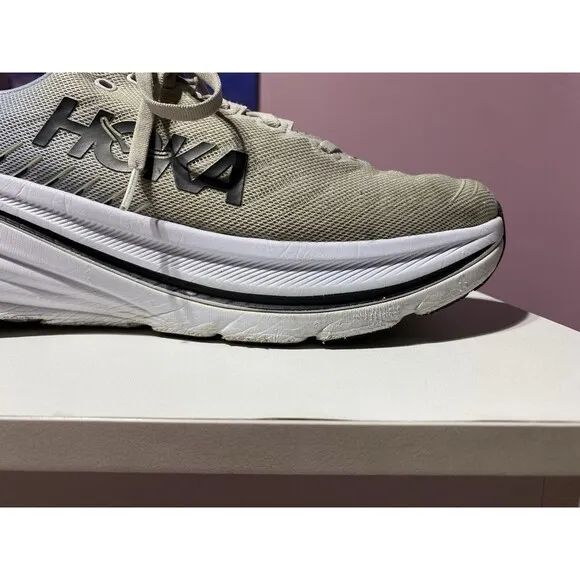 Hoka One One Running Shoes Men 11 Blue Fog Bondi X Athletic Gym Exercise