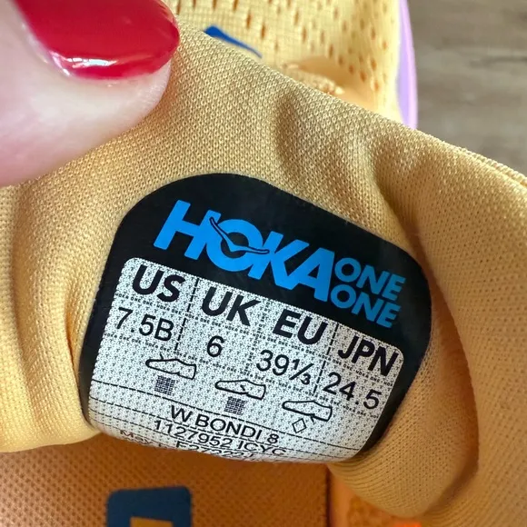 Hoka One One Women's Bondi 8 (Impala/Cyclamen) Size US 7.5