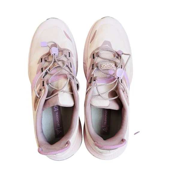 HOKA Women's Transport GTX sneaker Shoes in pink/light purple EUC