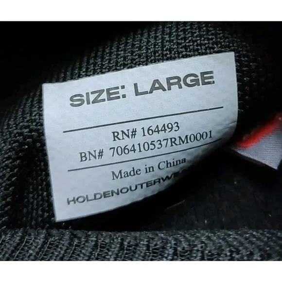Holden OuterWear Quilted Puffy Slip On Shoes Black - Large NWT