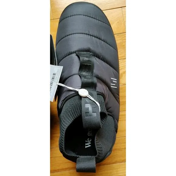 Holden OuterWear Quilted Puffy Slip On Shoes Black - Large NWT