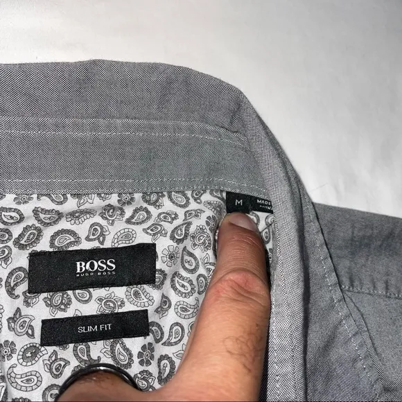 ✨HOST PICK✨Hugo Boss Slim-Fit Dress Shirt