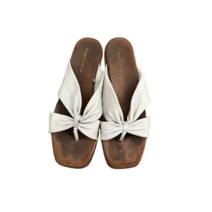 House of Harlow 1960 ivory glamming chunky Y2K sandals