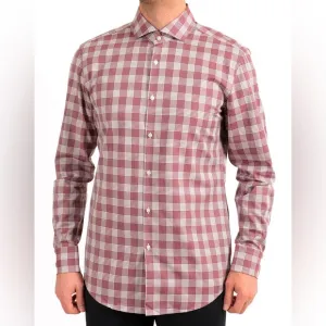 Hugo Boss &quot;Jason&quot; Men's Slim Plaid Dress Shirt