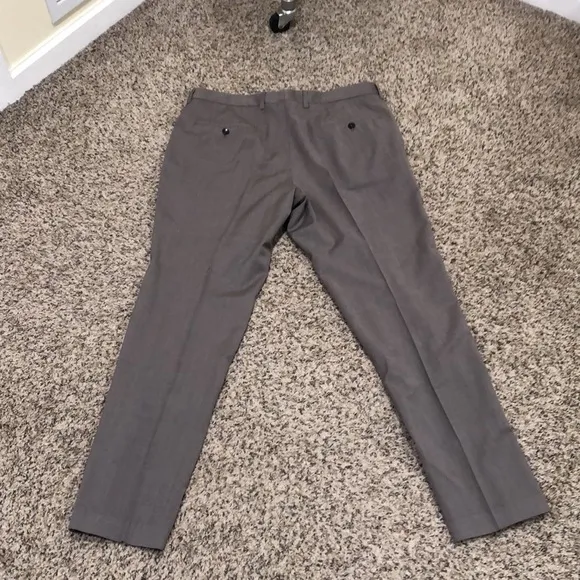 Hugo Boss Genesis 4 Slim Fit Pants Size 36R Gray Virgin Wool