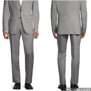 Hugo Boss Genius5 Slim Fit Dress Pants Grey 40S