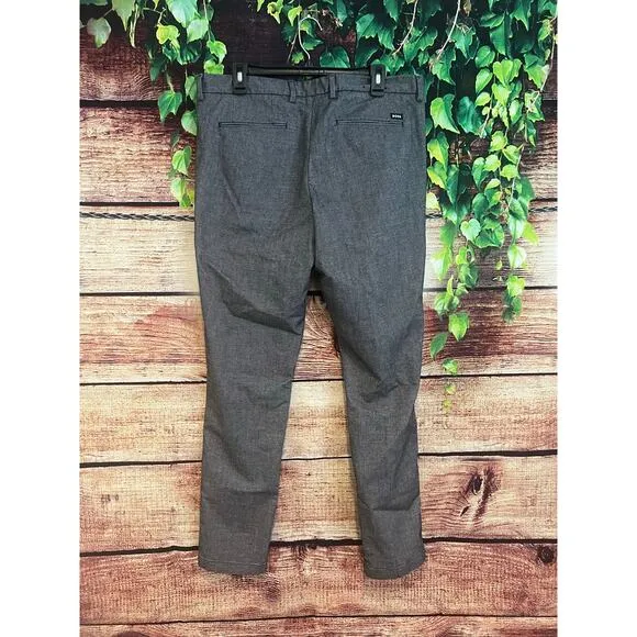 Hugo Boss Kaito Slim Fit Stretch Dress Pants Trousers Slacks Tweed Men's 36R