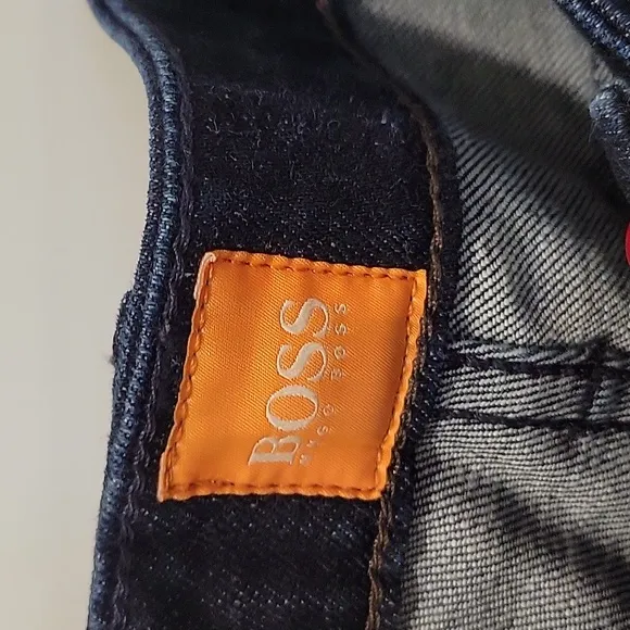 HUGO BOSS ORANGE 71 Men's Stretch Slim Straight Blue Jeans