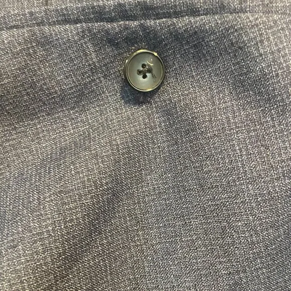 Hugo Boss Slim Fit Dress Pants Navy Microcheck 32R