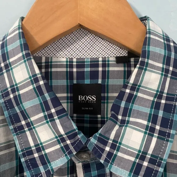Hugo Boss Slim Fit Dress Shirt Sz‎ L