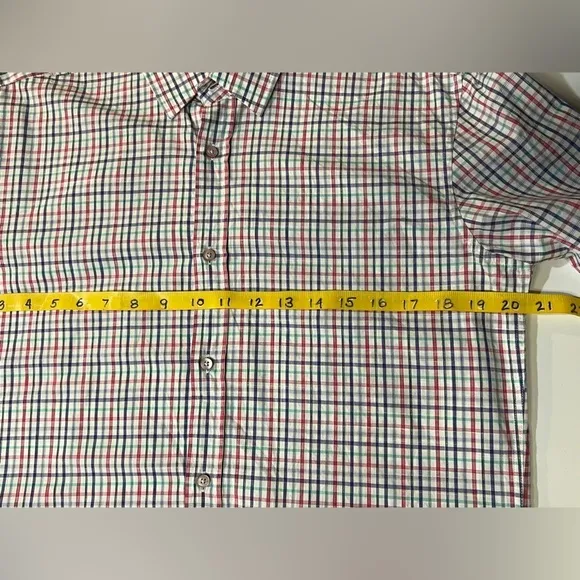 HUGO BOSS Slim Fit long sleeve plaid button down shirt size‎ M