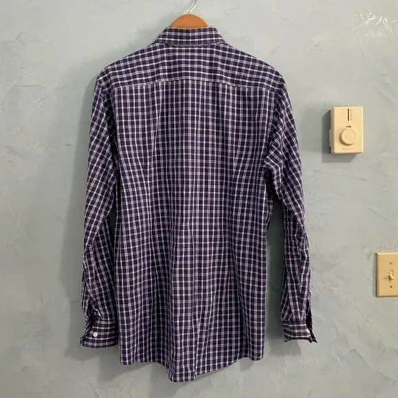 Hugo‎ Boss Slim Fit Navy Blue with Purple Dress