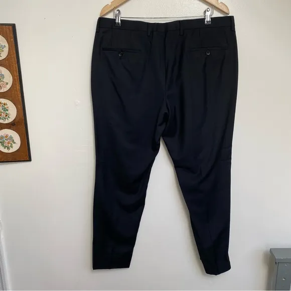 Hugo Boss Virgin Wool Slim Fit Trouser Pants Size 44R