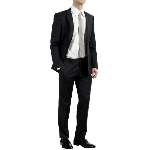 Hugo Boss Virgin Wool Slim Fit Trouser Pants Size 44R
