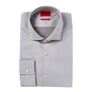Hugo Hugo Boss Mens  Slim Fit Dress Shirt, Grey