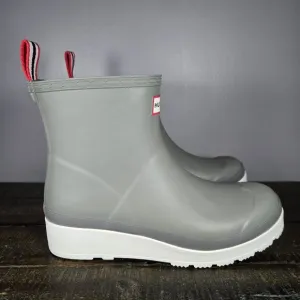 Hunter Play Boots Short Womens Size 8 Rain Boots Original Waterproof Gray