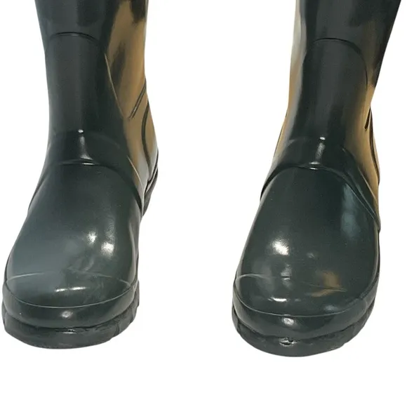 Hunter Women’s Original Tall Gloss Gray Rain Boots Size 6