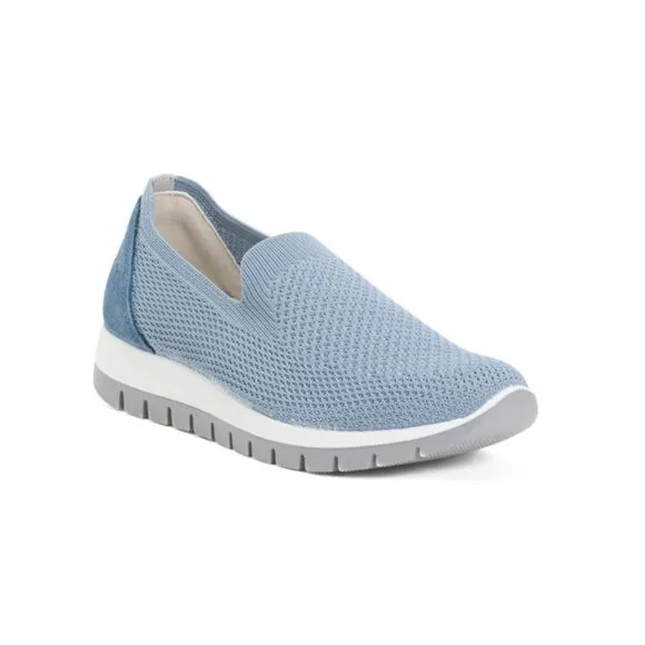 IGI&amp;CO Blue Made In Italy Mesh Slip On Comfort Shoes