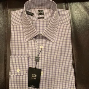 Ike Behar men’s slim fit dress shirt NWT 16 36/37