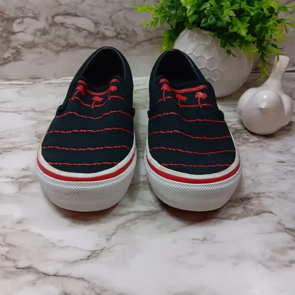 IN-N-OUT BURGER Kids Unisex Black Drink Cup Shoes Slip-on Kids 5/Women 6.5