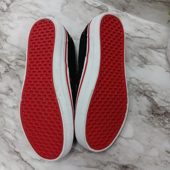 IN-N-OUT BURGER Kids Unisex Black Drink Cup Shoes Slip-on Kids 5/Women 6.5