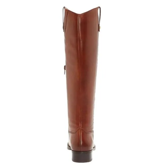I.N.C. INTERNATIONAL CONCEPTS Fawne Ryder Leather Boots  COGNAC SZ 9