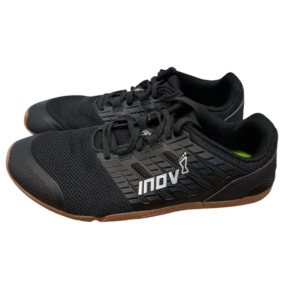 Inov Bare-XF 210 V3 size 7.5 men, 9 women, black gum, cross training, running