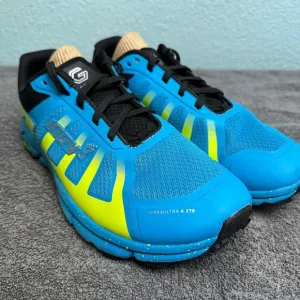 Inov8 Shoes Mens 8.5 Blue Terraultra G 270 Hiking Trail Running Cross Trainer