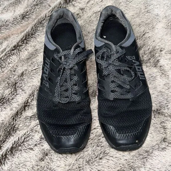 Inov8 WOD black flat workout lifting shoes | Sz 9.5