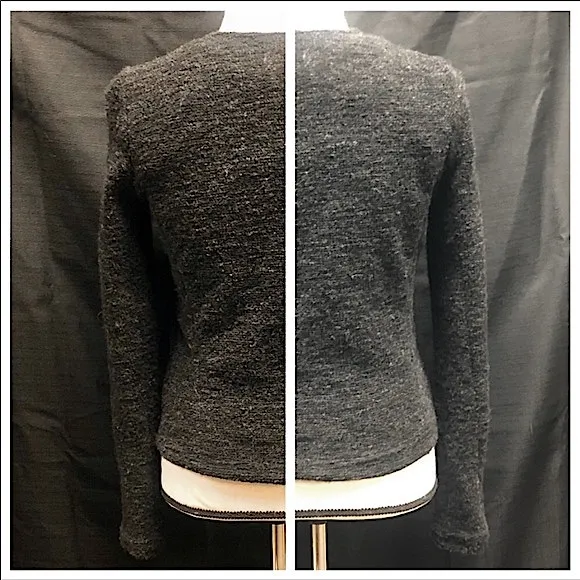 IRO Teny Bouclé Knit Sweater Cardigan Blazer Moto Jacket NWT 36/4