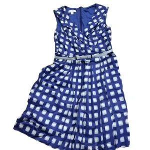 Ivy &amp; Blu NWT Purple and Gray Plaid Dress Size 6 P