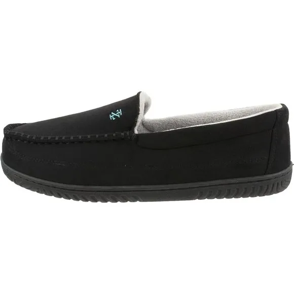 IZOD Moccasin Outdoor / Indoor Slippers, Warm Soft Classic Slip-On, Men's