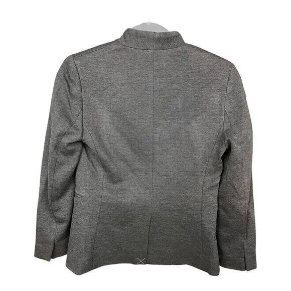 J. Crew Going Out Blazer In Stretch Twill in Heather Dove Gray Size 0 NWT