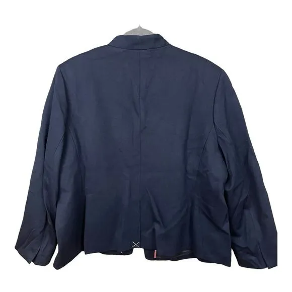 J. Crew Going Out Blazer In Stretch Twill Navy Size 22 NWT