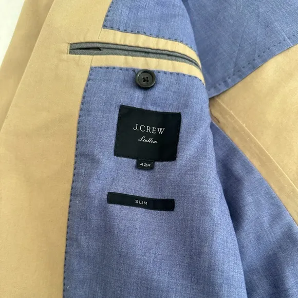 J Crew Ludlow Tan Blazer - 42R