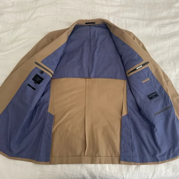 J Crew Ludlow Tan Blazer - 42R