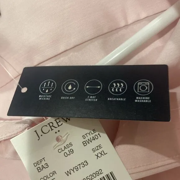 J. Crew Peony Slim Fit Performance Button Up