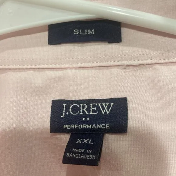 J. Crew Peony Slim Fit Performance Button Up