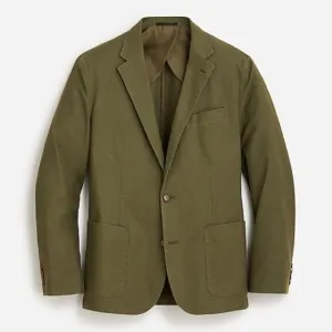 J Crew Slim-fit suit jacket in stretch hemp-organic cottonItem BC612