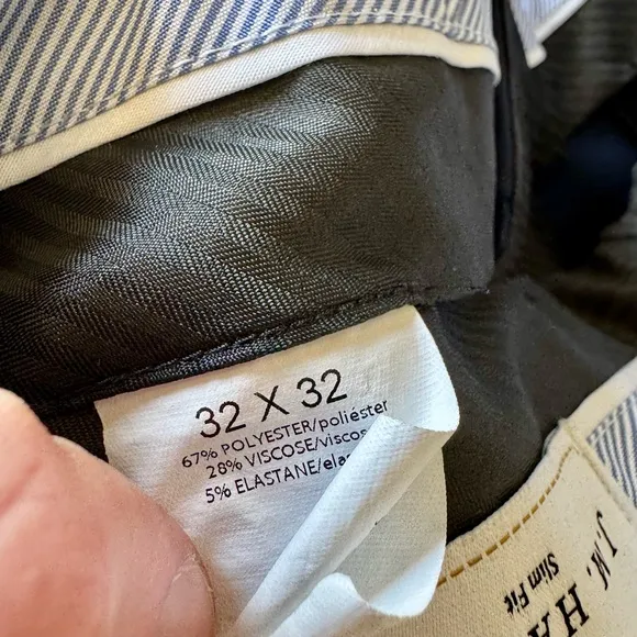 J Haggar Slim Fit Dress Pants - 4 Pairs 32x32