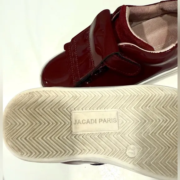 Jacadi Paris Kids Burgundy Patent Leather Shoes